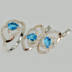 Серебряный гарнитур