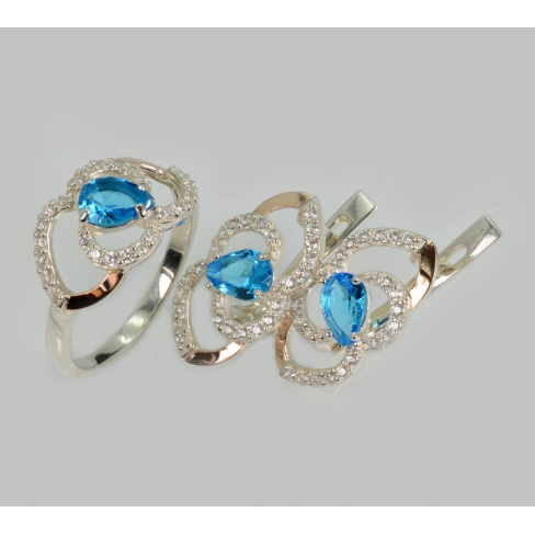 Срібний гарнітур