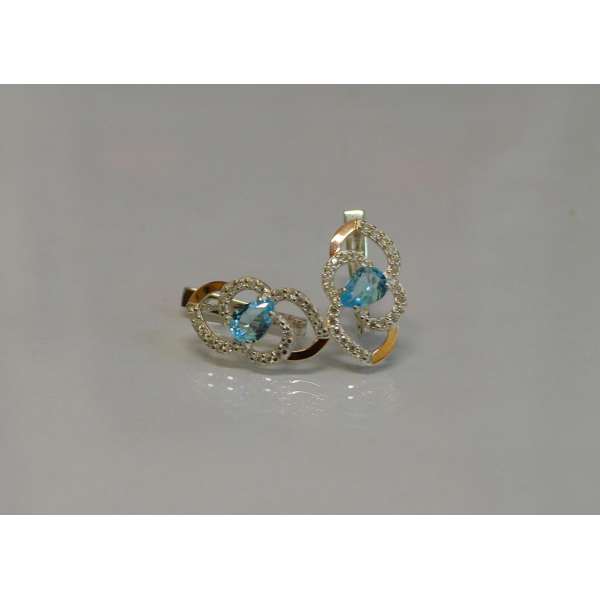 Серебряные серьги (119с)