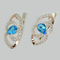 Срібні сережки