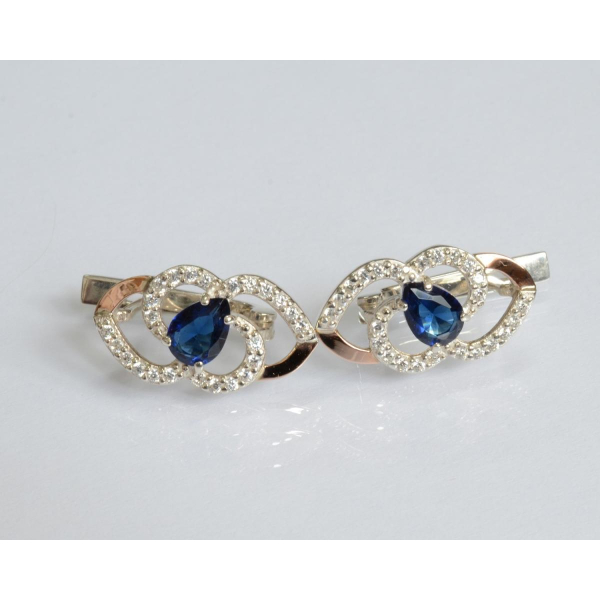 Серебряные серьги (119с)