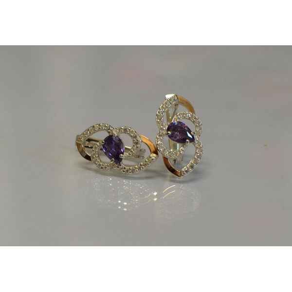 Серебряные серьги (119с)