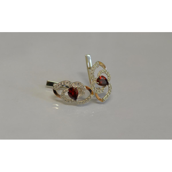 Серебряные серьги (119с)