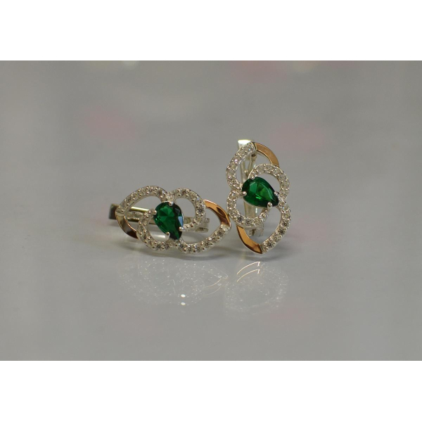 Серебряные серьги (119с)