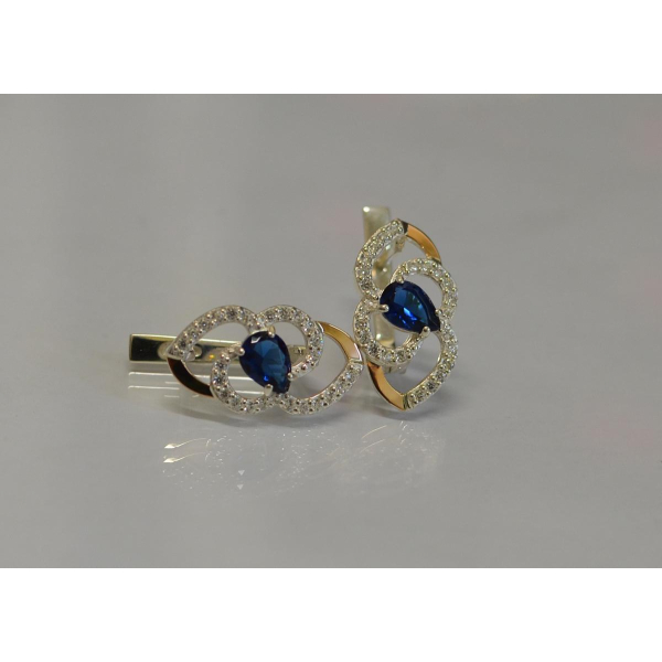 Серебряные серьги (119с)