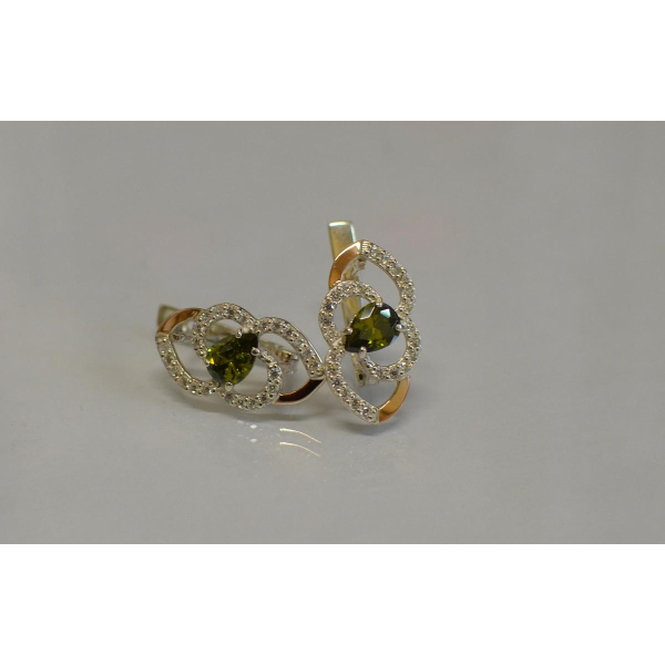 Серебряные серьги (119с)