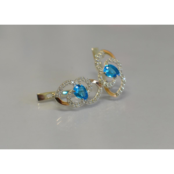 Серебряные серьги (119с)