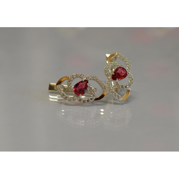 Серебряные серьги (119с)