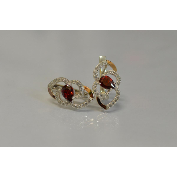 Серебряные серьги (119с)