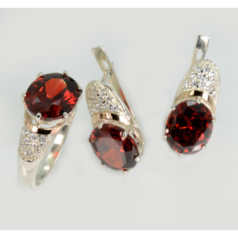 Серебряный гарнитур