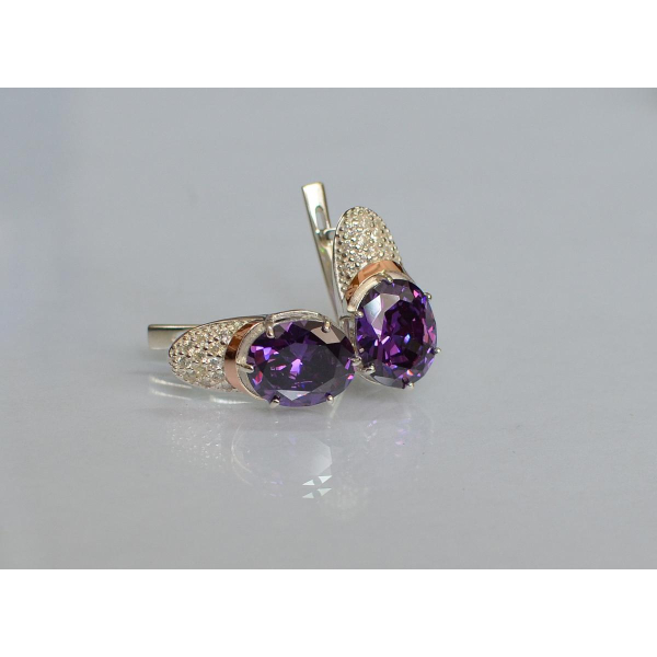 Серебряные серьги (122с)