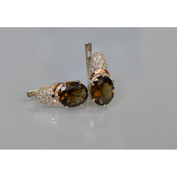 Серебряные серьги (122с)