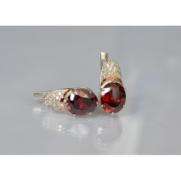 Серебряные серьги (122с)