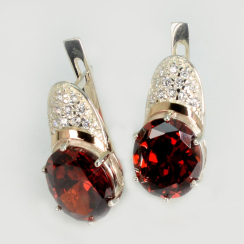 Серебряные серьги