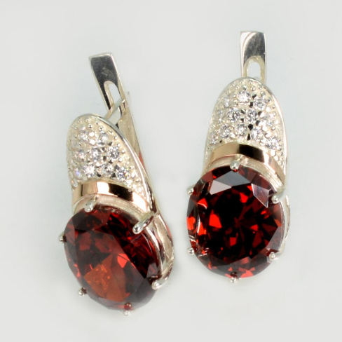 Серебряные серьги