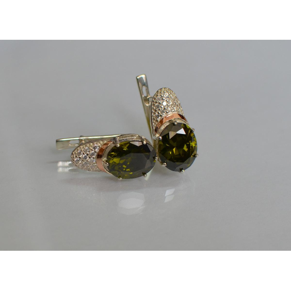 Серебряные серьги (122с)