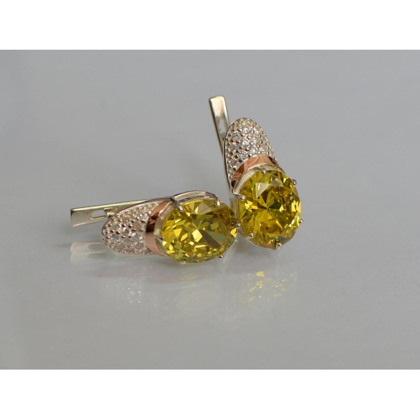 Серебряные серьги (122с)