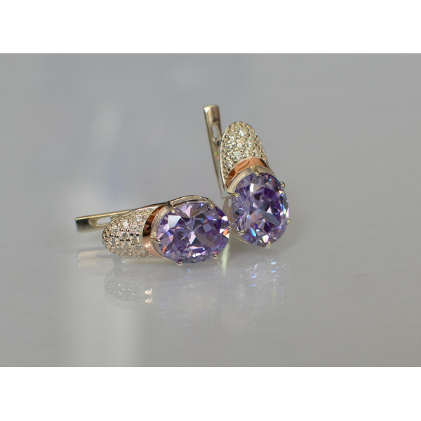 Серебряные серьги (122с)