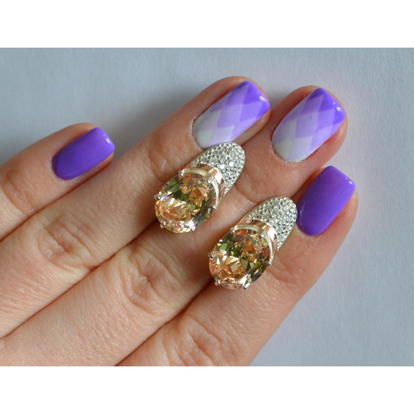 Серебряные серьги (122с)