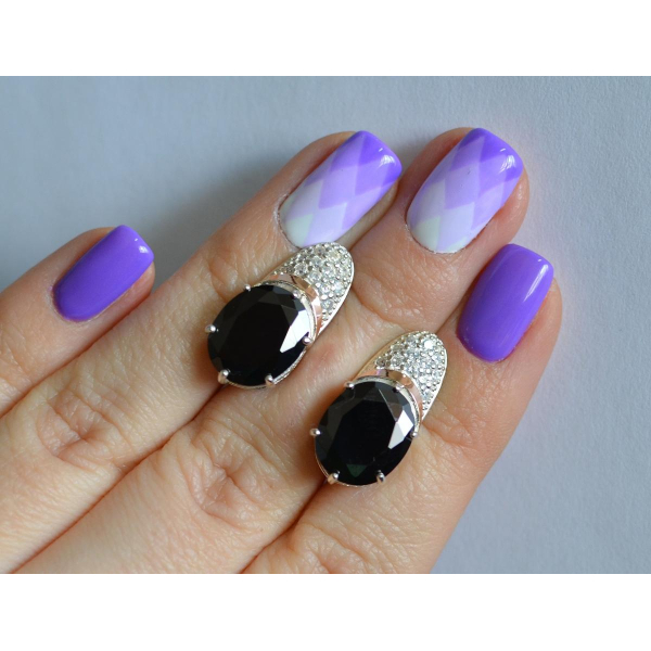 Серебряные серьги (122с)