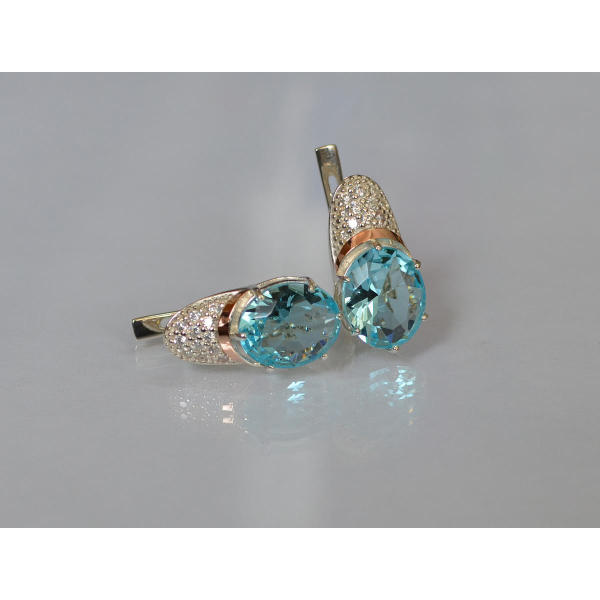 Серебряные серьги (122с)