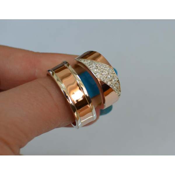 Пара обручальных колец (123кОбр3)