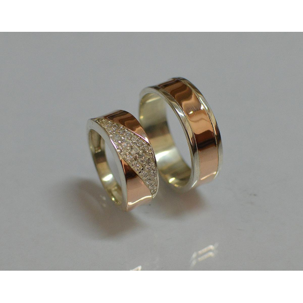 Пара обручальных колец (123кОбр3)