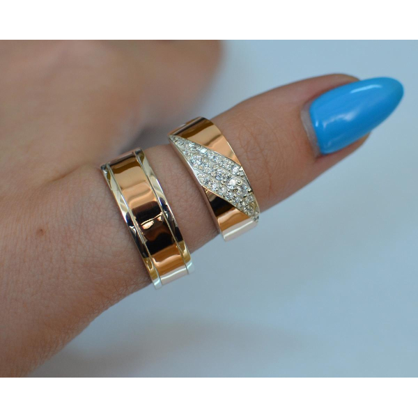 Пара обручальных колец (123кОбр3)