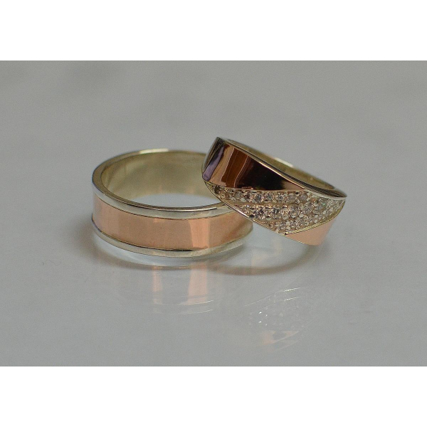 Пара обручальных колец (123кОбр3)