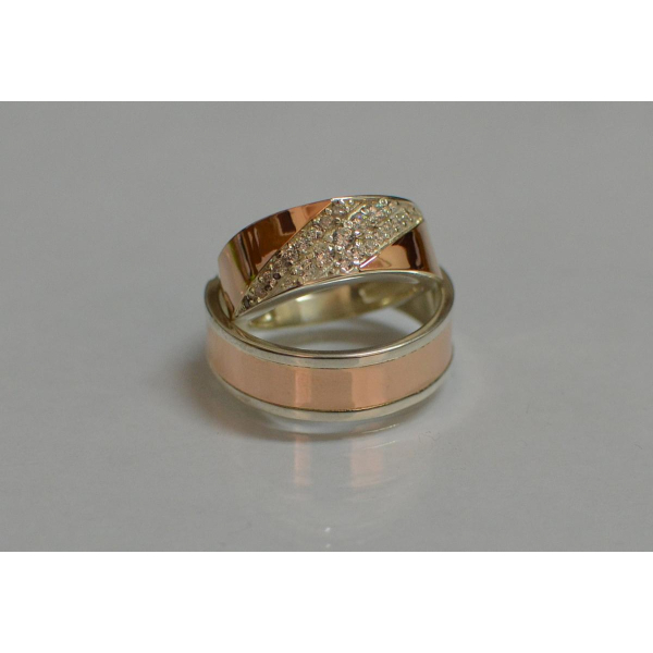 Пара обручальных колец (123кОбр3)