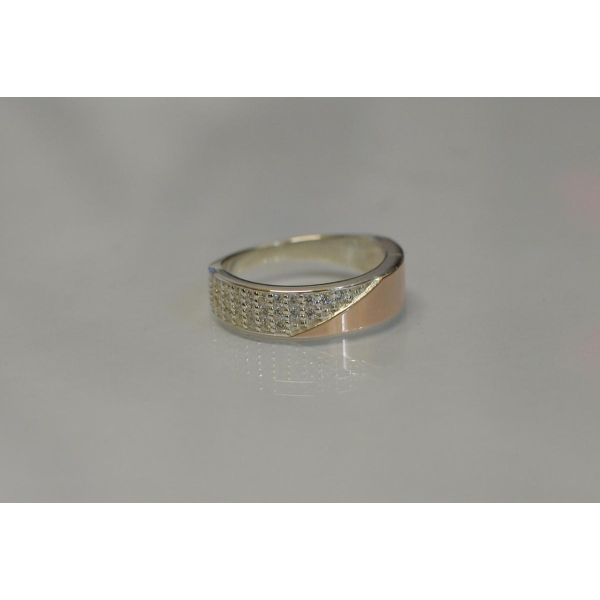 Кольцо из серебра с золотом (129к)