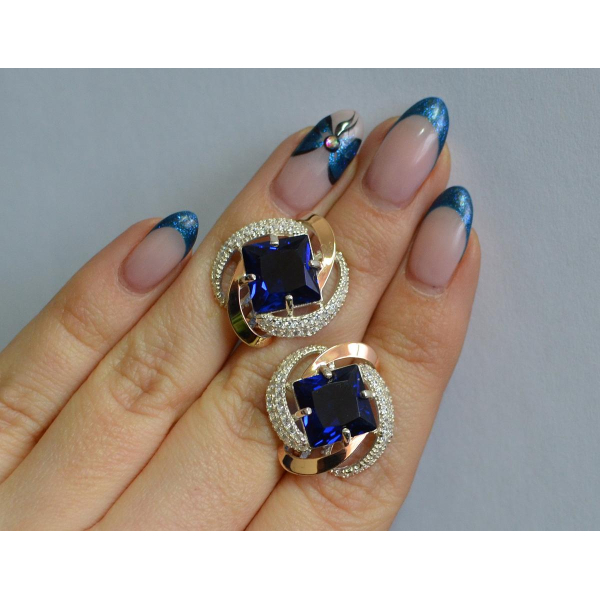 Серебряные серьги (130с)