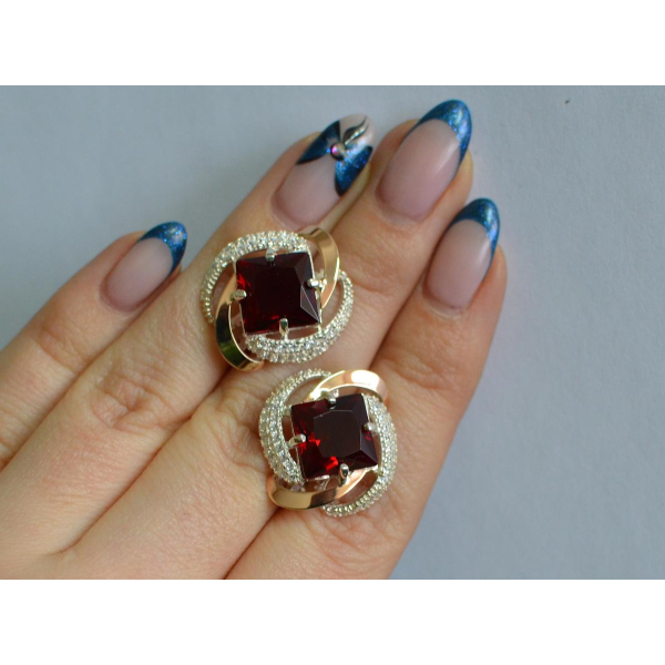 Серебряные серьги (130с)