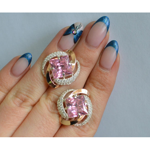 Серебряные серьги (130с)