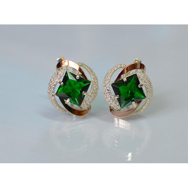 Серебряные серьги (130с)