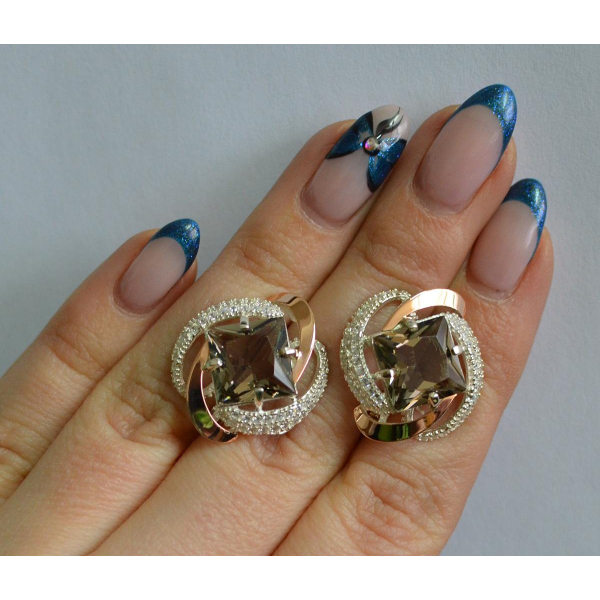 Серебряные серьги (130с)