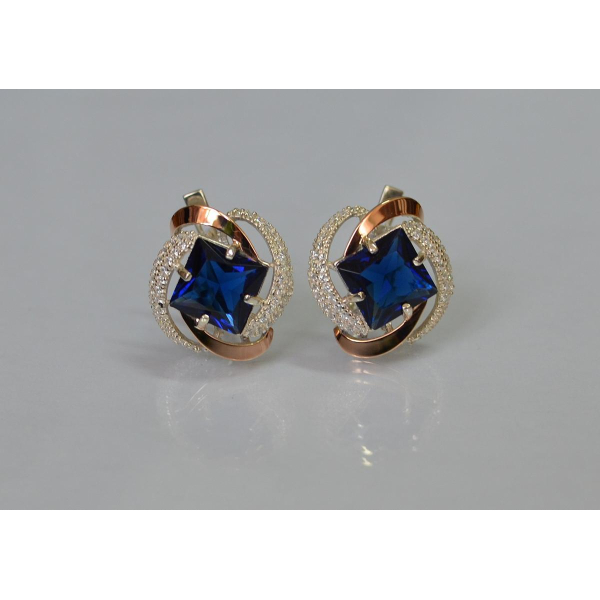 Серебряные серьги (130с)