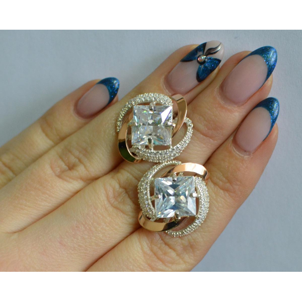 Серебряные серьги (130с)