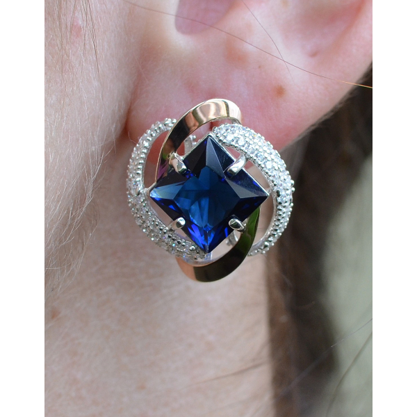 Серебряные серьги (130с)