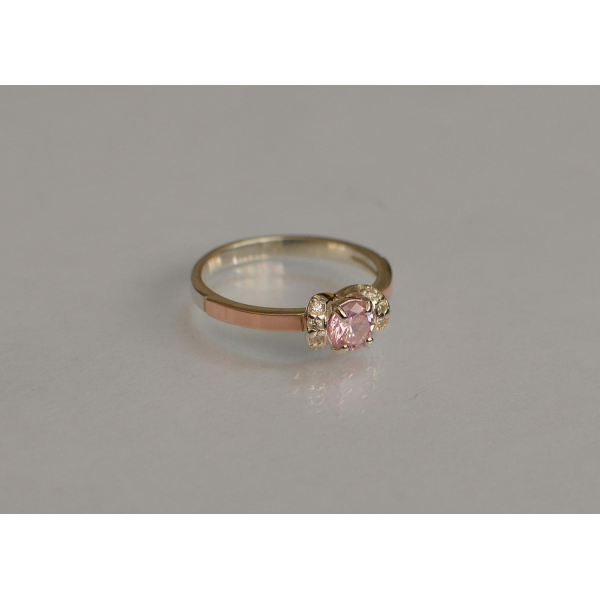 Срібна каблучка з золотом (137к)