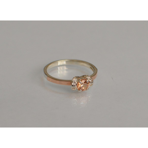 Срібна каблучка з золотом (137к)