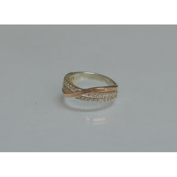 Срібне кільце з золотом (139к)