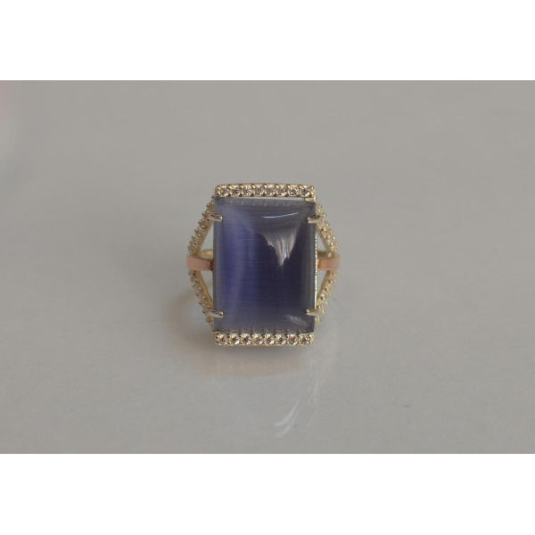 Серебряное кольцо с кабашоном (146к)