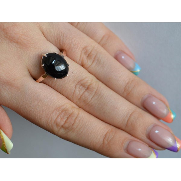 Серебряное кольцо с золотыми накладками (147k)