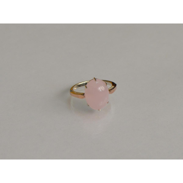 Серебряное кольцо с золотыми накладками (147k)