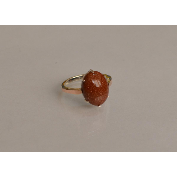 Серебряное кольцо с золотыми накладками (147k)