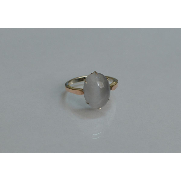 Серебряное кольцо с золотыми накладками (147k)