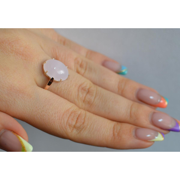 Серебряное кольцо с золотыми накладками (147k)