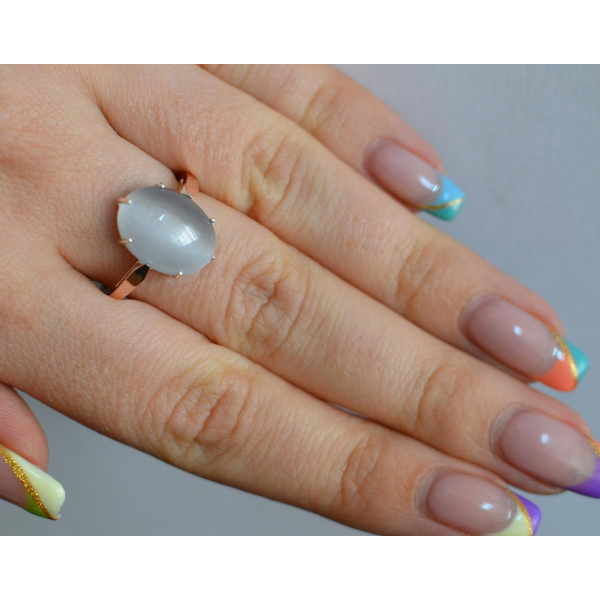 Серебряное кольцо с золотыми накладками (147k)