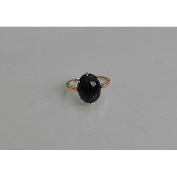 Серебряное кольцо с золотыми накладками (147k)